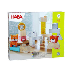 Bloques de construccion desfile de animales haba 1