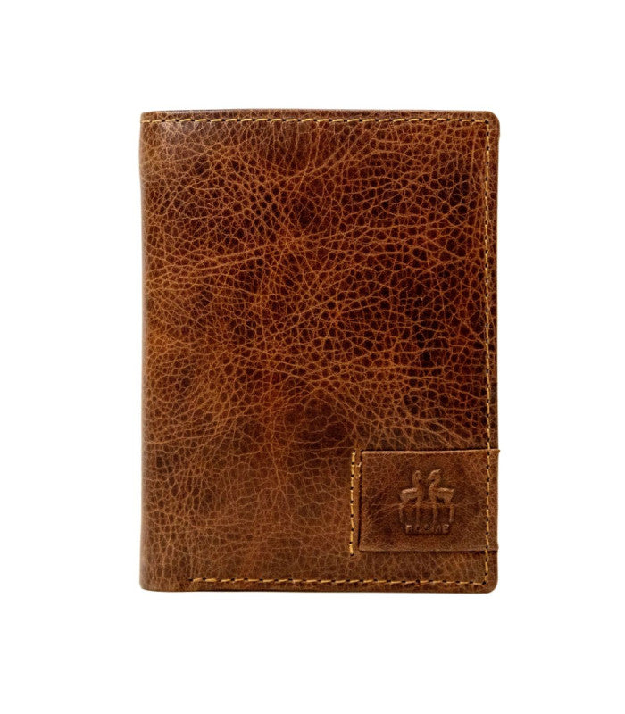 Cartera vertical crunch cuero rosme 1