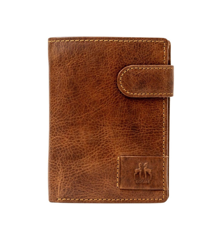 Cartera clip crunch cuero rosme 1