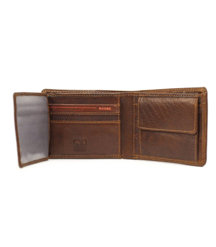 Cartera americana crumple marron rosme 2