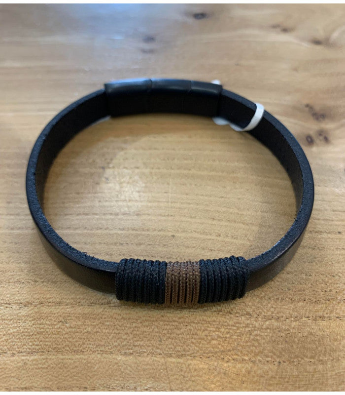Pulsera de hombre rust marron cx handmade 1