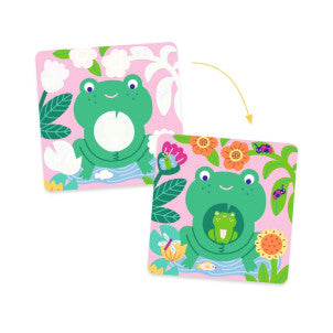 Colorea magico animales bebe del jardin djeco 2