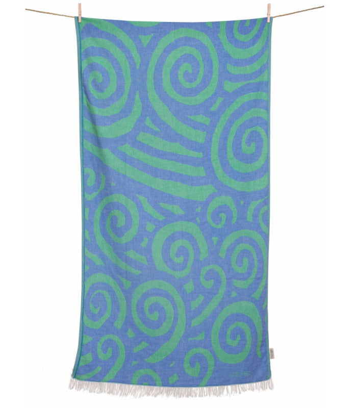 Toalla de playa avra parl blue aelia anna 1