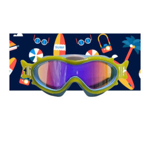 Mascara de buceo amarilla con turbante surf dandini 1