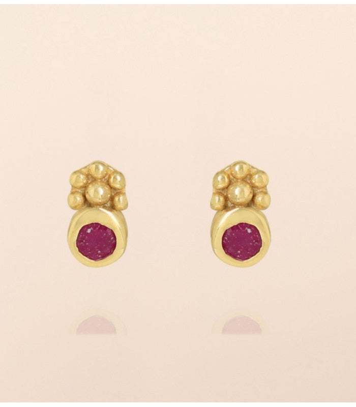 Pendiente bahja ruby round muja juma 1