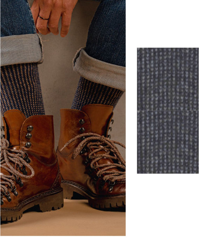 Calcetines zurich hombre dark grey woolsens 1