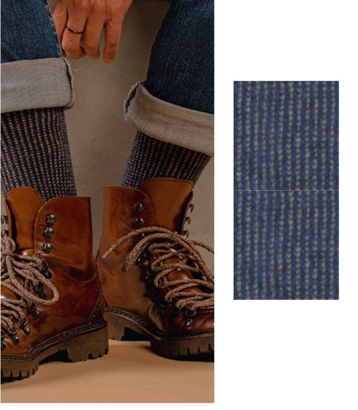 Calcetines zurich hombre blue woolsens 1
