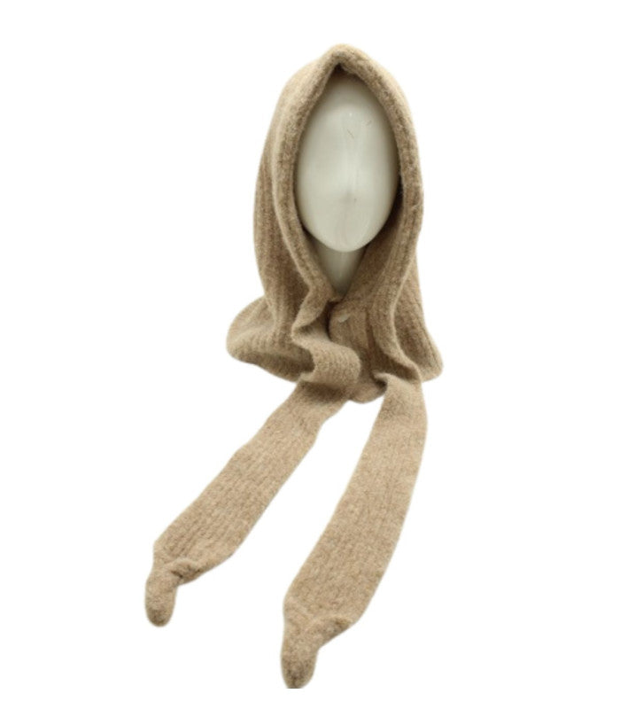 Capucha bufanda beige atoll-palme 1