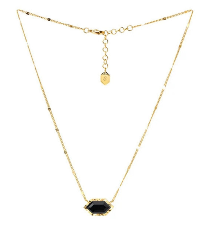 Collar gleam piedra negro anartxy 1