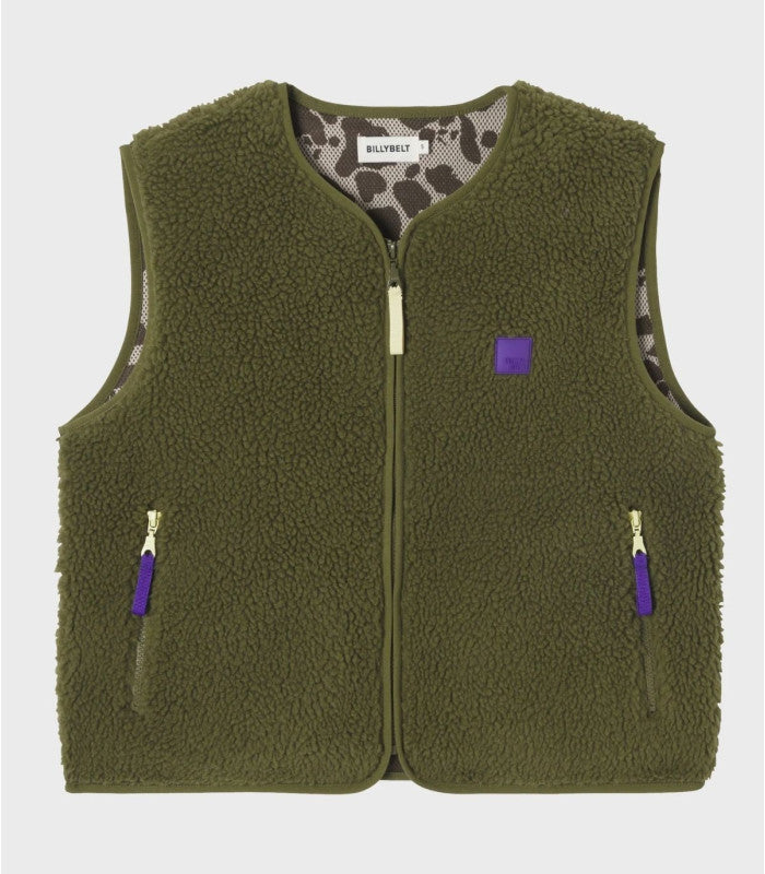 Chaleco sherpa billy belt olive green 1