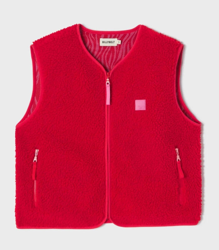 Chaleco sherpa billy belt red 1