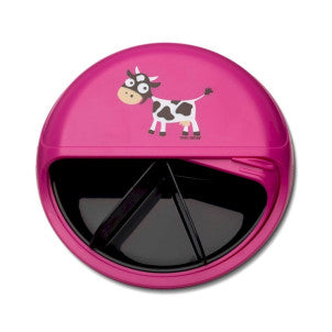 Caja de almuerzo bentodisc vaca purple carl oscar 1