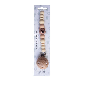 Chupetero silicona bear crema chewies&more 2