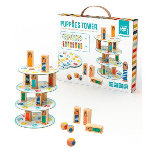 Juego de estrategia puppies tower eurekakids 1