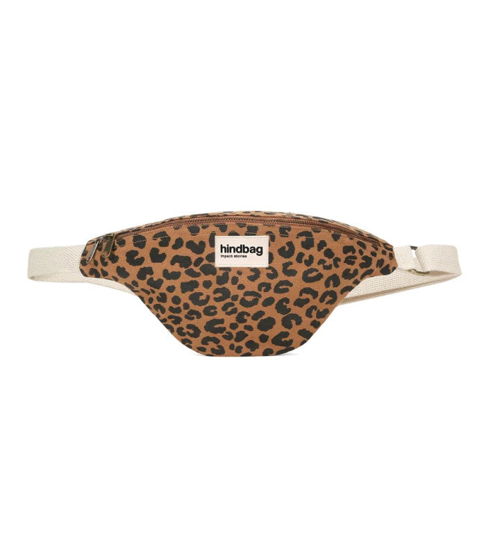 Riñonera olivia leopard cannelle hindbag 1