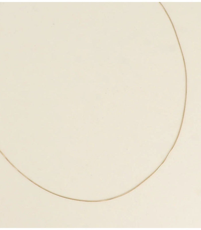 Collar cadena fina dorado bohm paris 1