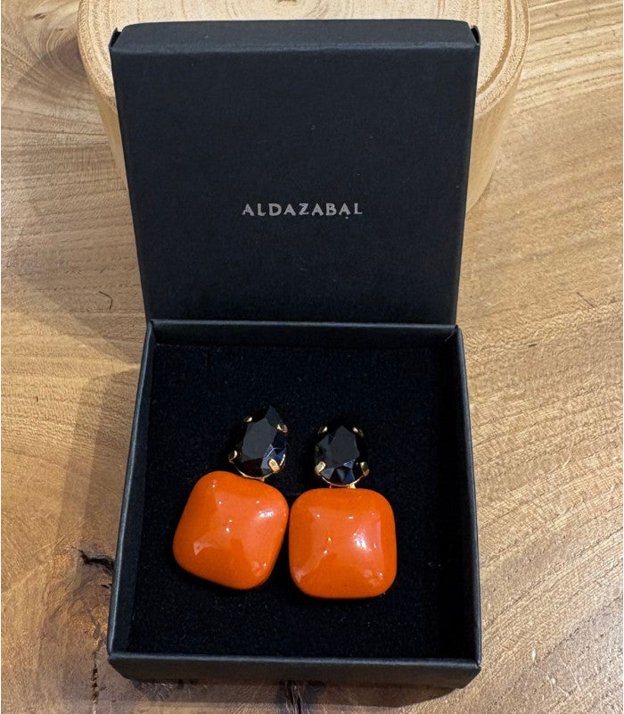 Pendiente mara cognac aldazabal joyas 1
