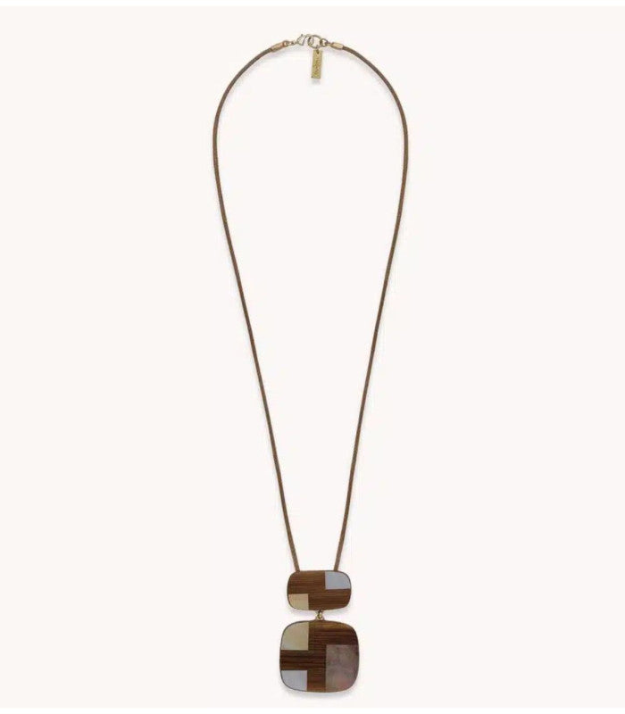 Collar kamakura bambu y nacar nature bijoux 1