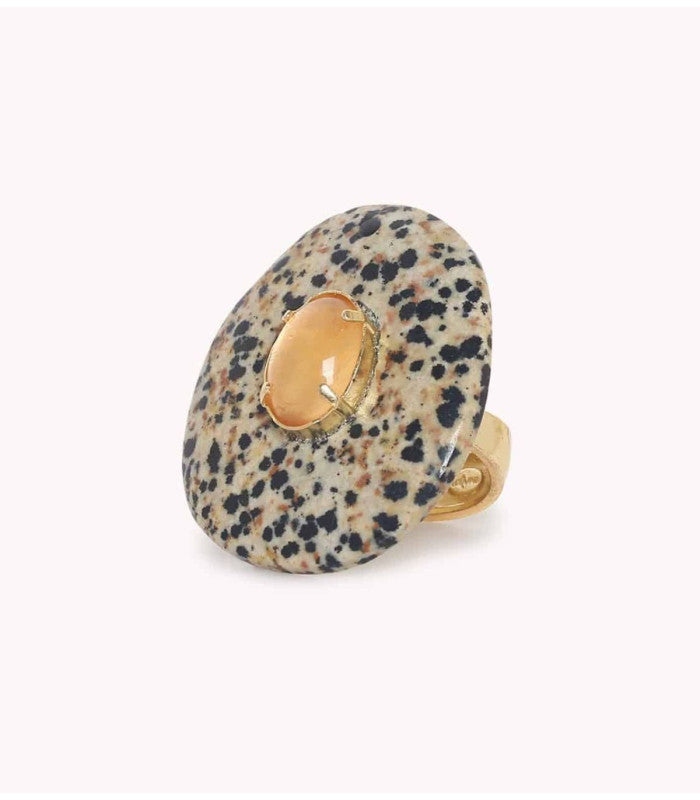 Anillo kinshasa oval nature bijoux 1