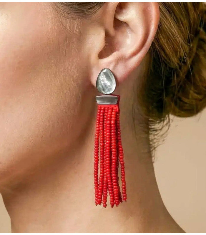 Pendiente sumida perlas nature bijoux 2