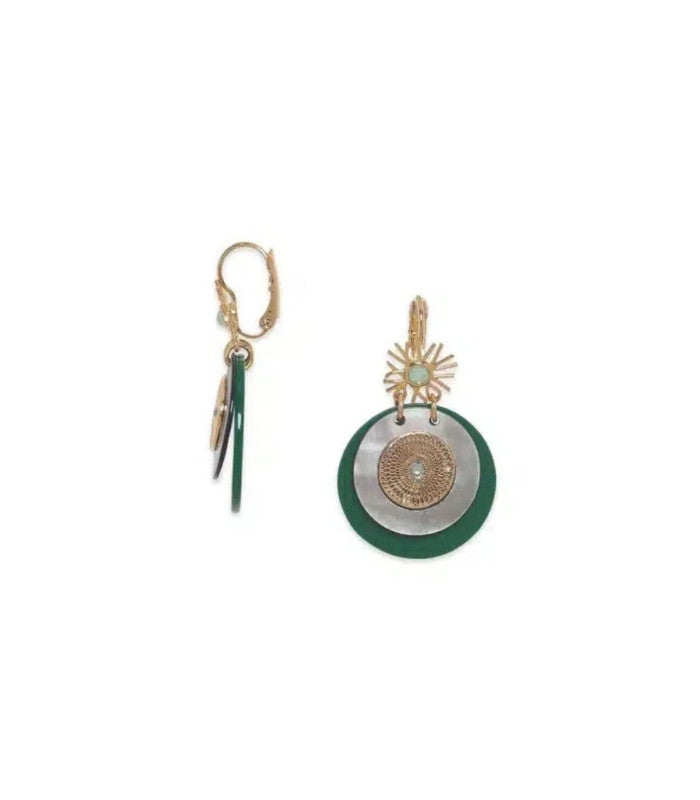 Pendiente gisele verde franck herval 2