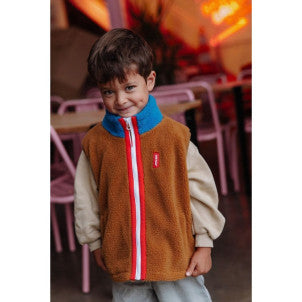 Chaleco polar blue camel hello hossy 2-3 años 1