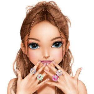 Anillo con brillo de labios glow to go top model 2
