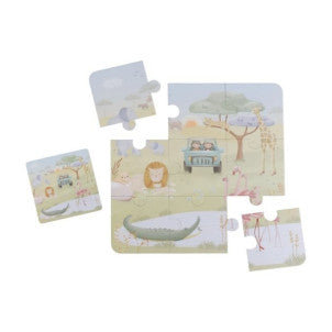 Puzzle 6en1 safari friends little dutch 2