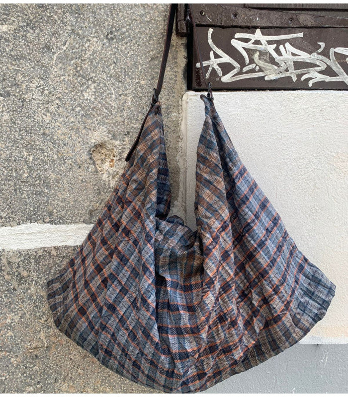 Bolso trapecio cuadros grande skandal 1