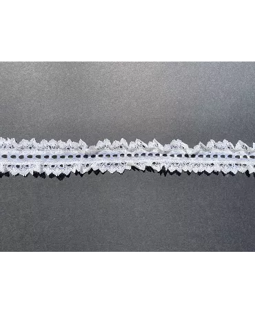 PUNTILLA Nylon 40 mm 7242/7275 Beig volante ambos lados Pasacintas 1