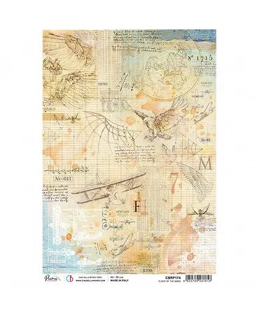 Papel arroz CIAO BELLA A4 Flight of the Birds 1