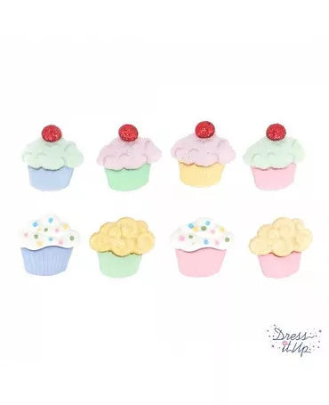 Botones CUP CAKE 8pc 1