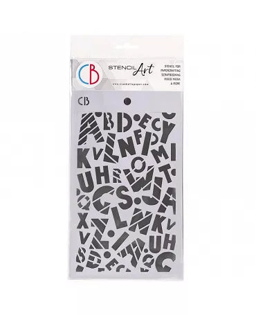 Stencil CIAO BELLA Baby Alphabet 1