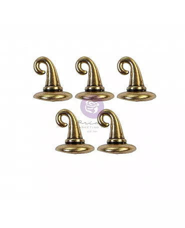 CHARMS Metal Prima SOMBRERO BRUJA 5ud 1