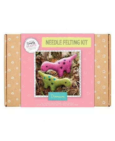 Kit SIMPLY MAKE FIELTRO DE AGUJA Dinosaurs 1