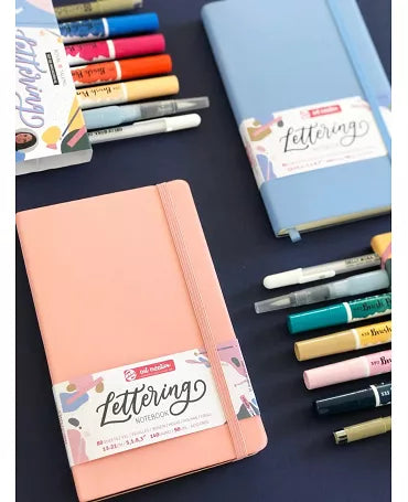 Cuaderno LETTERING ROSA 13x21 2
