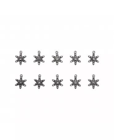 Tim Holtz Adornos de copos de nieve 2