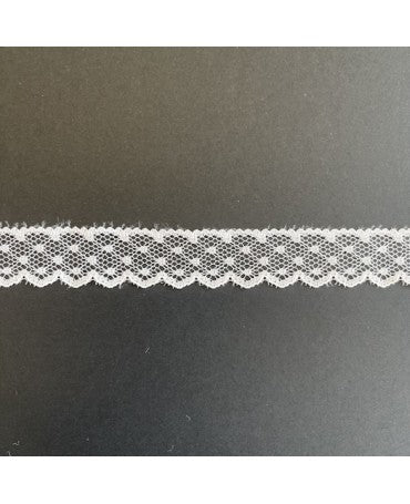 PUNTILLA Ondas y Puntos Marfil18 mm 1