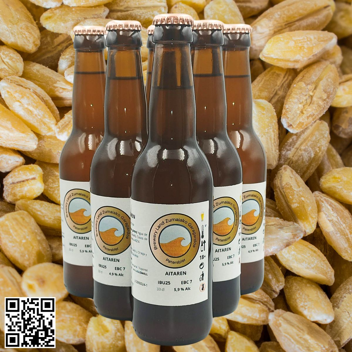 AITAREN (Patersbier) >> Lote de 6 botellas de 33 cl - Dendago