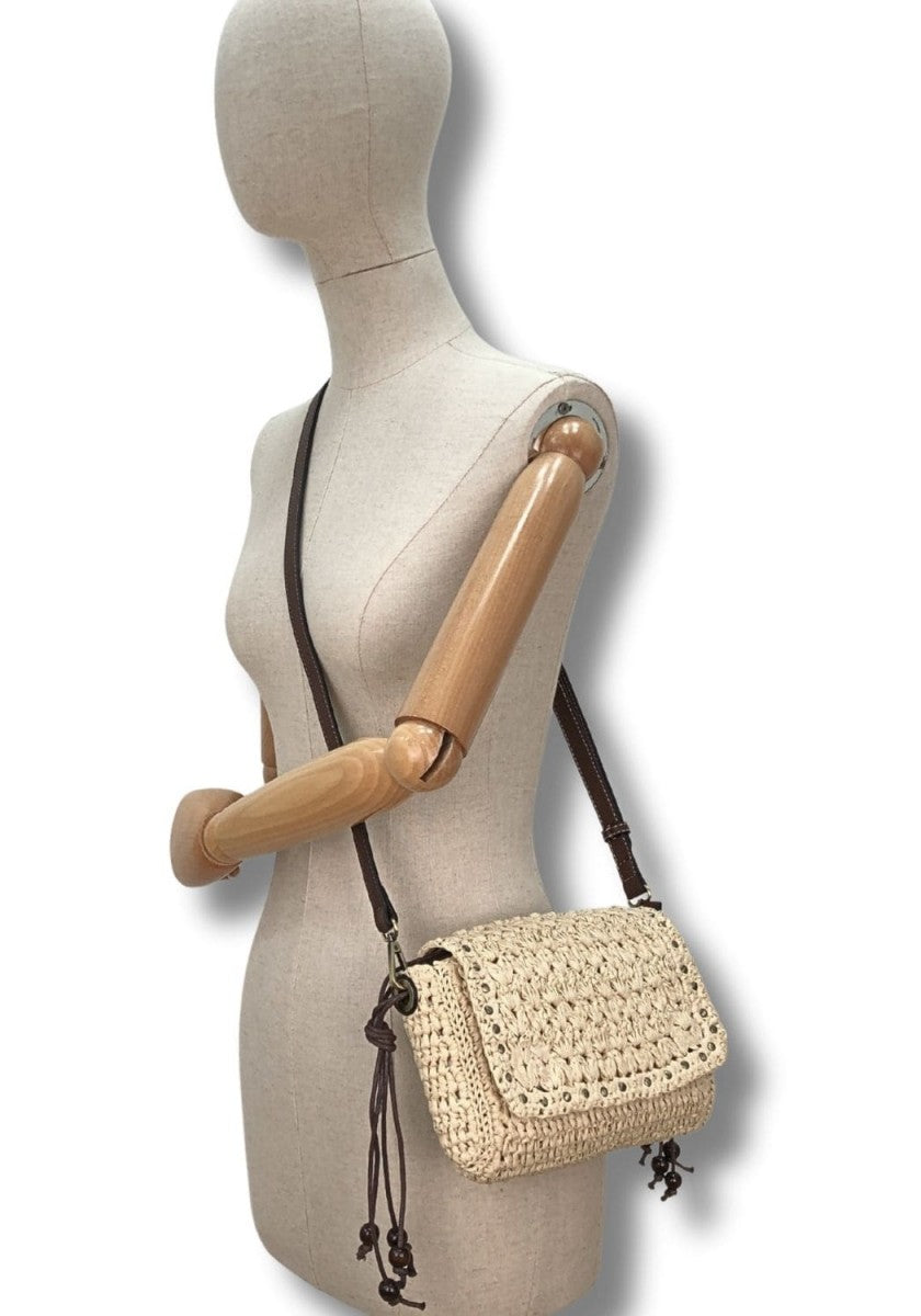 BAGUETTE CHIC STRAW BEIGE MARTINAK