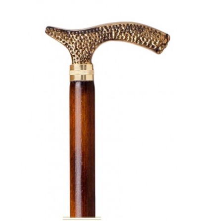 Bastón puño muletilla Bronce lacado 1