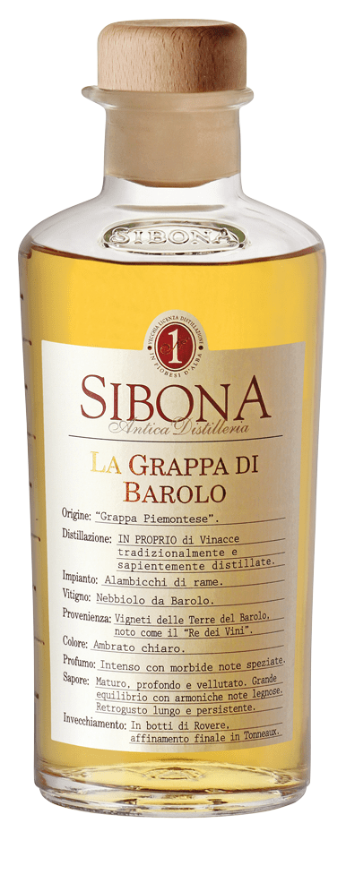BOTELLA LICOR ITALIANO / GRAPPA DI BAROLO - Dendago