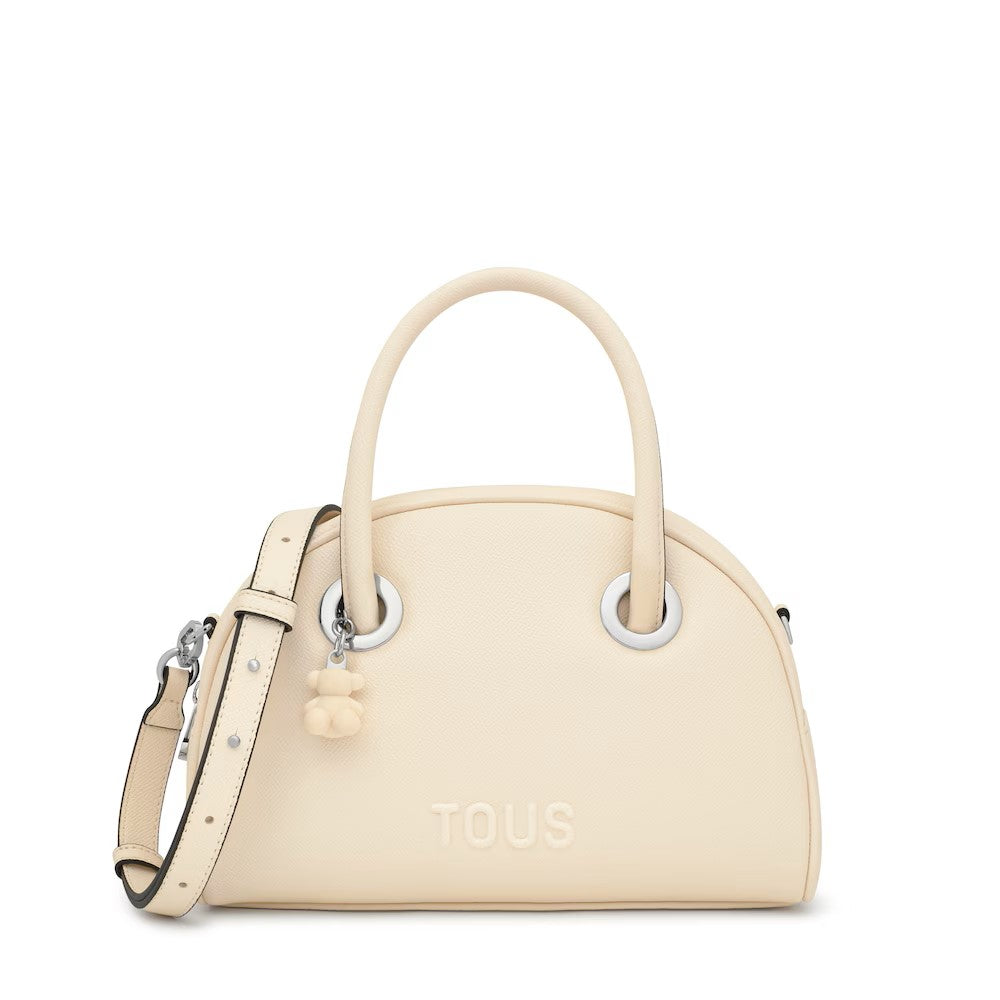 Bolso Tous Bowling Mediano Beige Poppy