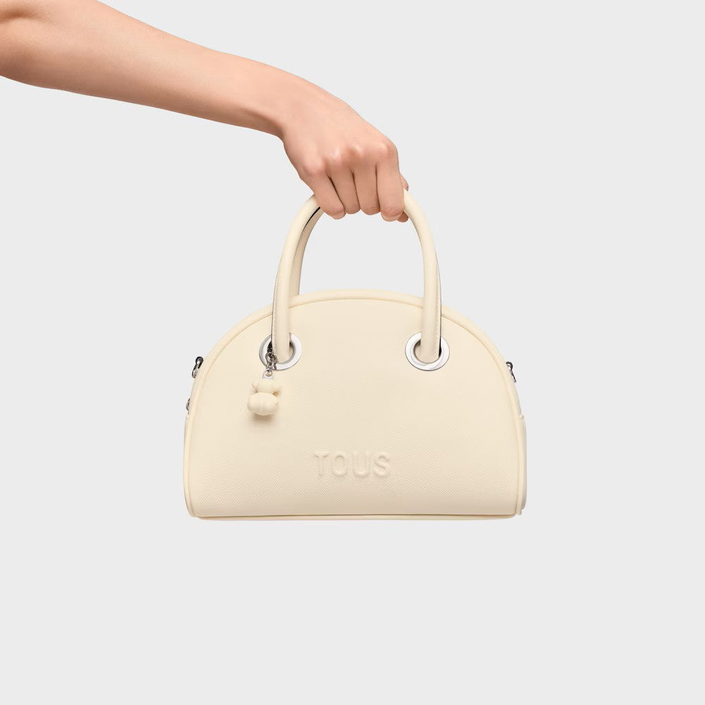 Bolso Tous Bowling Mediano Beige Poppy