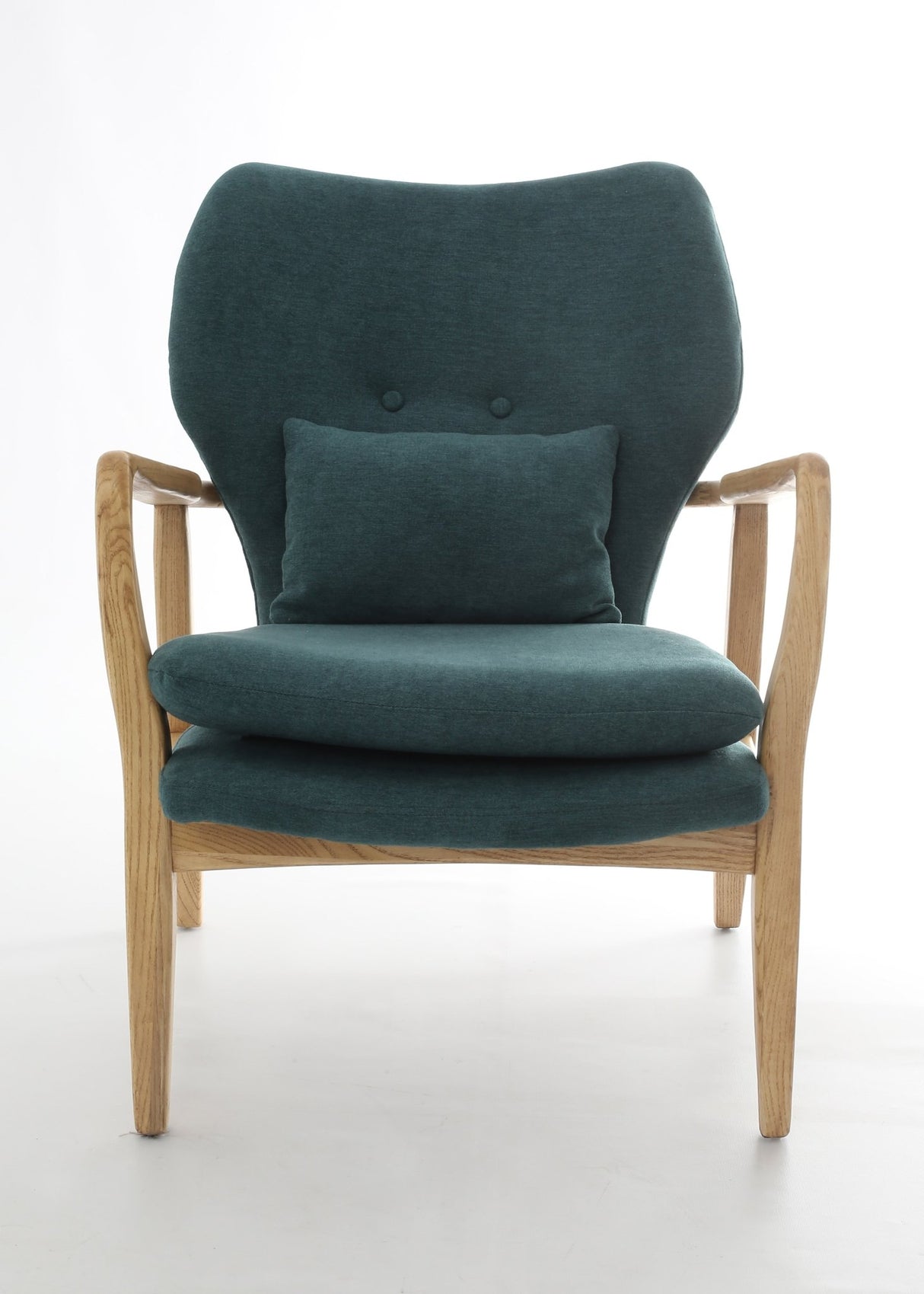 Butaca con la estructura de madera (azul) - Dendago