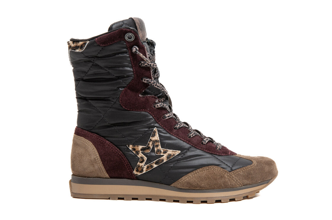 Bota Alta Estrella Animal Print Cetti