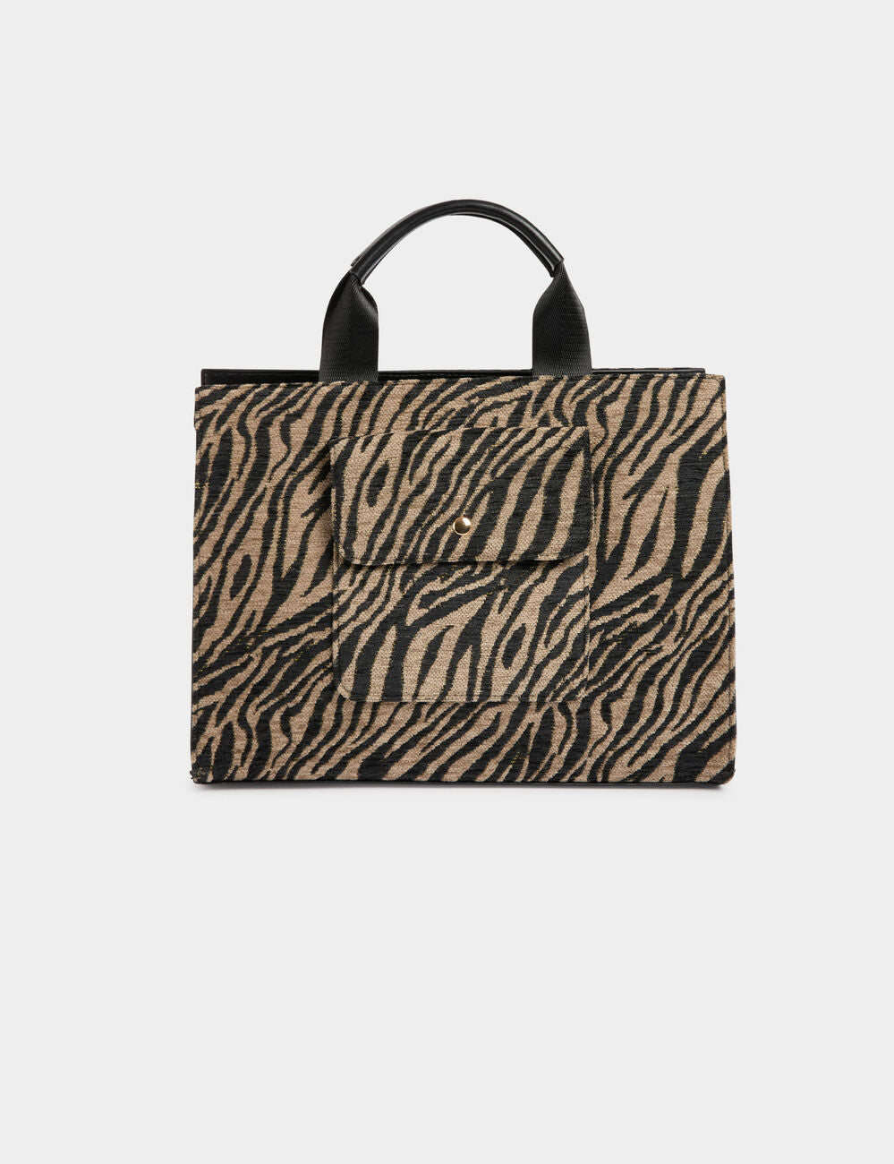 Bolso estampado de cebra multicolor Morgan