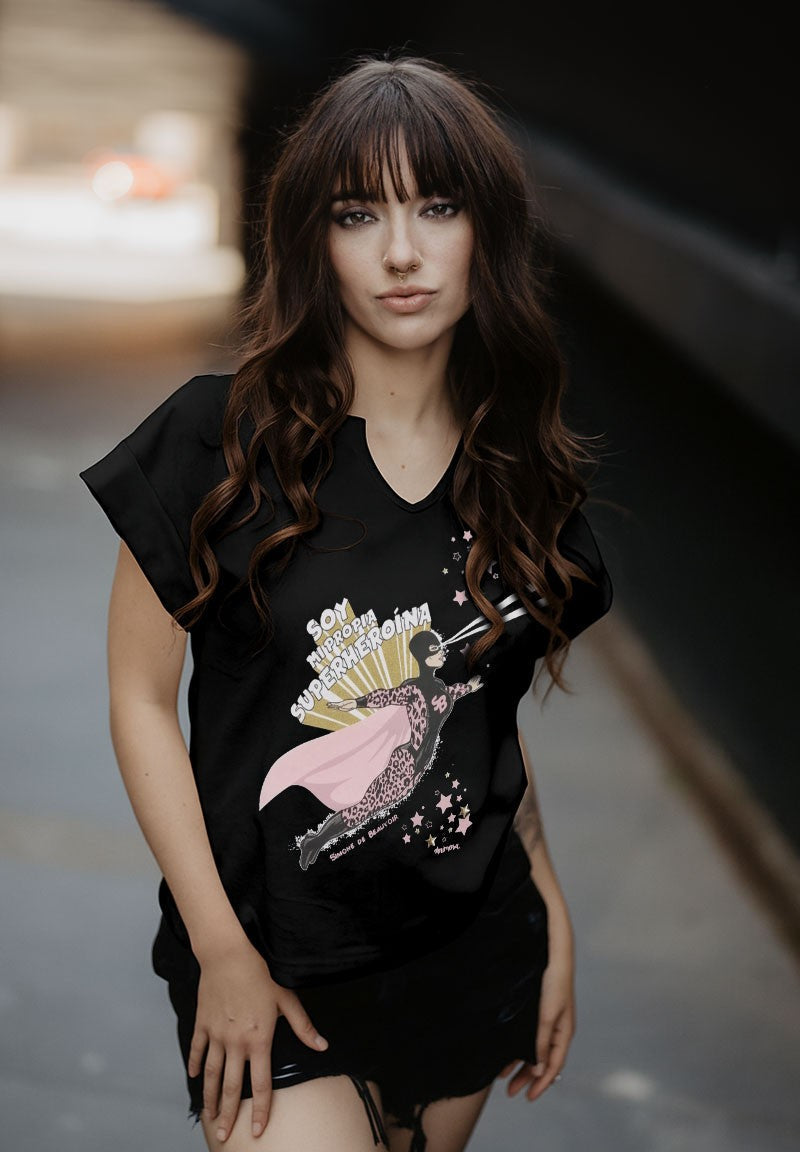 Camiseta negra Simone Animosa