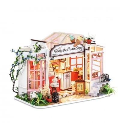 Casas en miniatura DIY. Honey Ice-cream Shop 1
