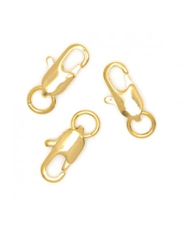 CIERRE MOSQUETÓN Gold Elegance, paquete de 3 (8mm) 2